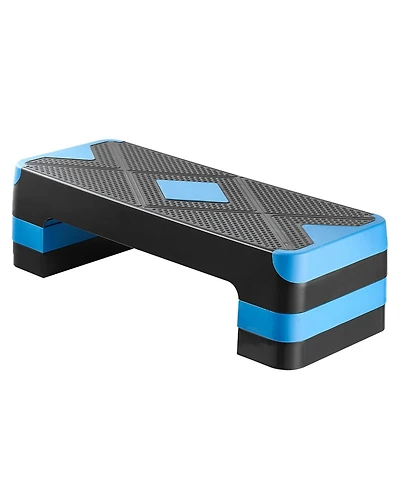 Sugfit Aerobic Step Platform 28" Adjustable Stepper with 4 Risers