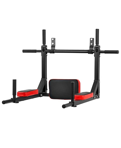 Sugfit Wall Mounted Pull Up Bar Heavy Duty Dip and Chin-Up Station 440 Lb Capacity
