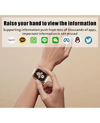 ruxing smart QX17 2025 Smartwatch, Gps 5-Mode Positioning with Single-Frequency Actions Chip, Bluetooth Call, Waterproof for Sports