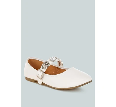 London Rag Womens Kavana Charms Embellished Flat Mary Janes