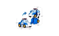 Robocar Poli 4" Transforming Robot Police Car