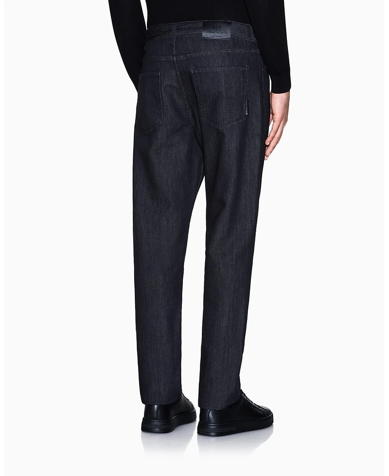 A|X Armani Exchange Men's J14 Slim Gold Splatter Jeans