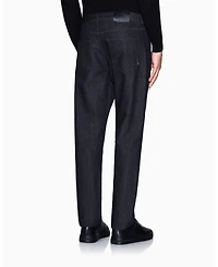 A|X Armani Exchange Men's J14 Slim Gold Splatter Jeans