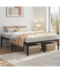 Yaheetech Metal Platform Bed Frame with Heavy Duty Steel Slat Support / Non-slip Mattress Foundation / No Box Spring Needed