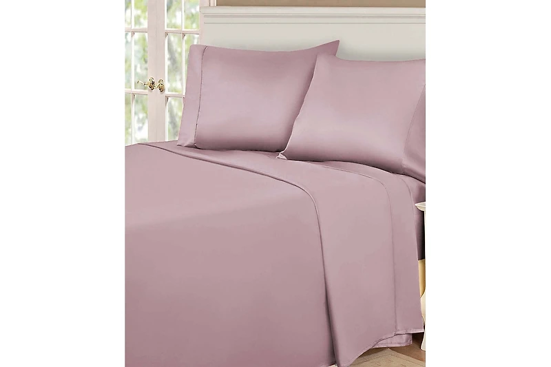 Superior Egyptian Cotton 530 Thread Count Solid Deep Pocket Sheet Set, California King