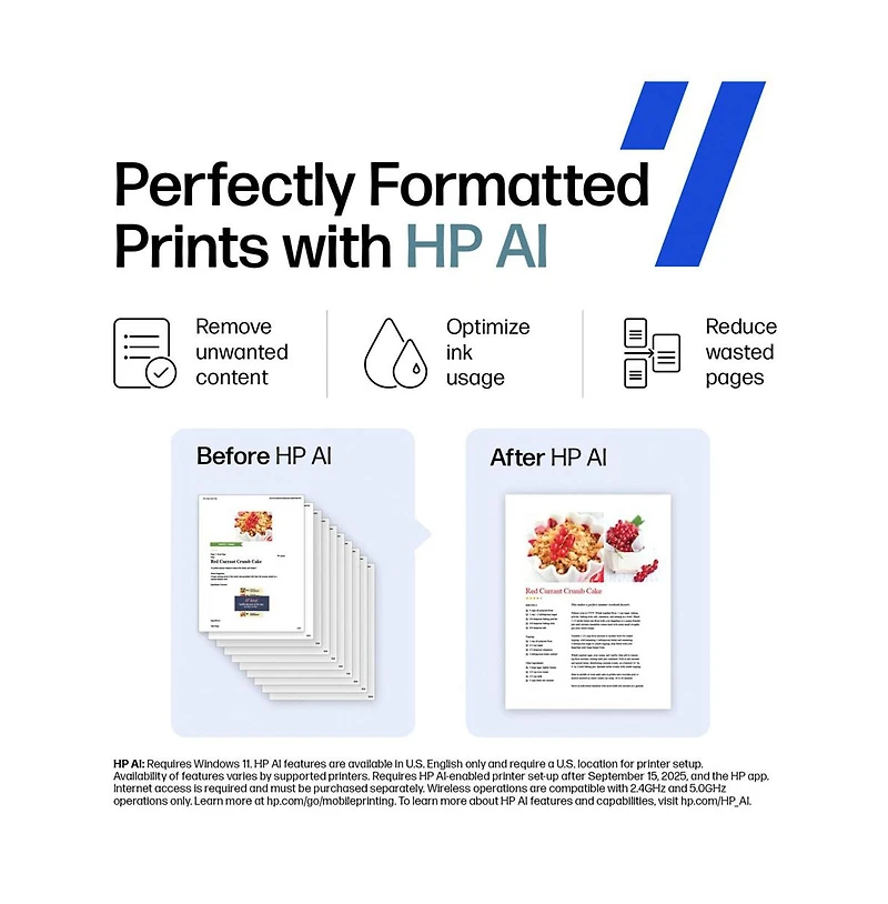 Hp All-In-One Inkjet Printer with Wireless Printing 35-Page Adf & $25 Instant Ink