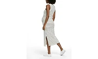 Motherhood Maternity Crew Neck Sleeveless Racerback Midi Dress