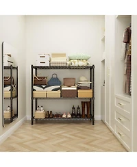 Lovmor -Tier 45 in W x 45 in H x 20 in D Adjustable Wire Shelving Unit