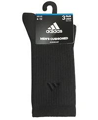 adidas Men's Cushioned Comfort Crew Socks, 3-Pack