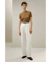 Lilysilk Women's Cashmere Round Neck Top