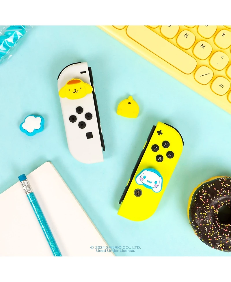 Hamee Hello Kitty and Friends Thumb Grips Compatible with Nintendo Switch Oled/Switch Lite, Character Joystick Grip Cover Caps