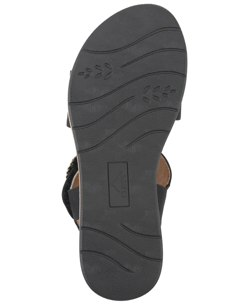 Cliffs by White Mountain Women's Bonique Flat Sandals