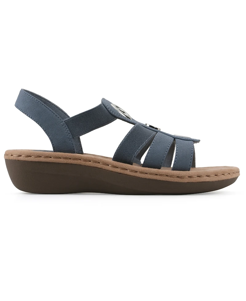 Cliffs by White Mountain Women's Casimir Wedge Sandals