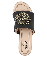 Cliffs by White Mountain Women's Brikley Wedge Sandals