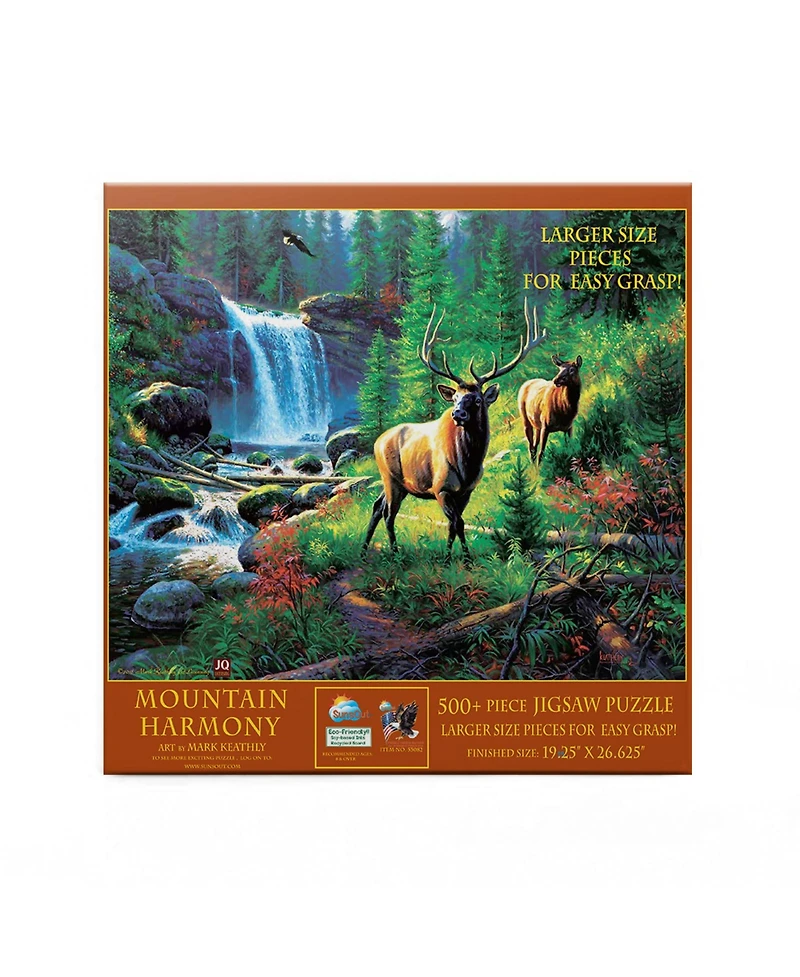 SunsOut Mountain Harmony 500 piece Jigsaw Puzzle