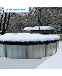 Swimline PCO821 18' Round Above Ground Winter Swimming Cover (Pool Cover Only)