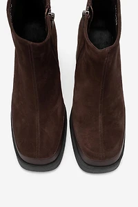 Forever & Always Shoes Women's Livia Leather Wedge Boot