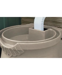 Good Ideas RWURN50-san 50 Gallon Rain Water Saver Wizard Barrel Urn, Sandstone