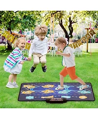 Slickblue Dance Mat for Kids Dance Pad Toys Two Player Gift for 3+ Year Old Girls