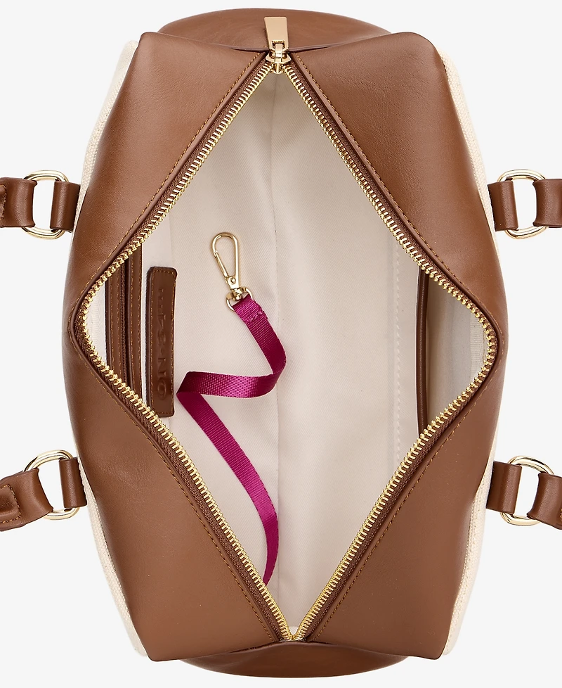 On 34th Broocke East West Canvas Satchel, Macy's Exclusive