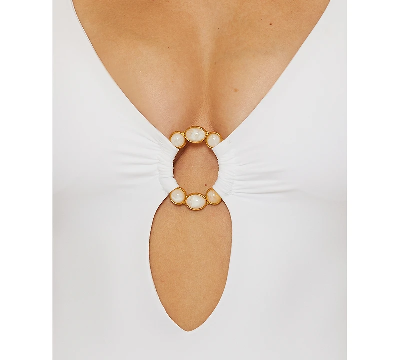 Becca Women's Marble Canyon Ring One-Piece Swimsuit