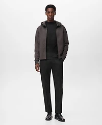 Mango Men's Perkins Neck Long-Sleeved T-Shirt