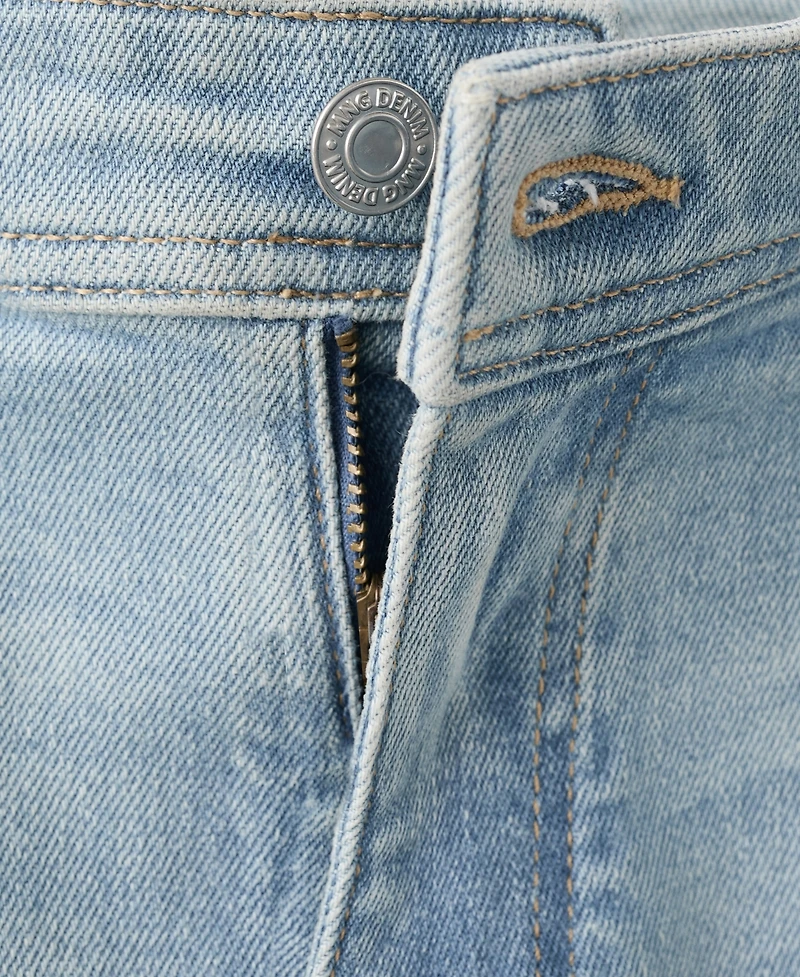 Mango Men's Jan Slim-Fit Frayed Effect Jeans