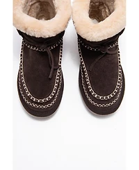 Forever & Always Women's Shoes Jorel Leather Fur Lined Ankle Boot.