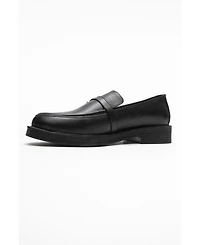 Forever & Always Women's Shoes Galea Buckled Leather Loafers