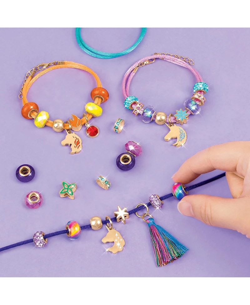 Make It Real Unicorn Academy: Enchanting Unicorn Charms Bracelet Kit