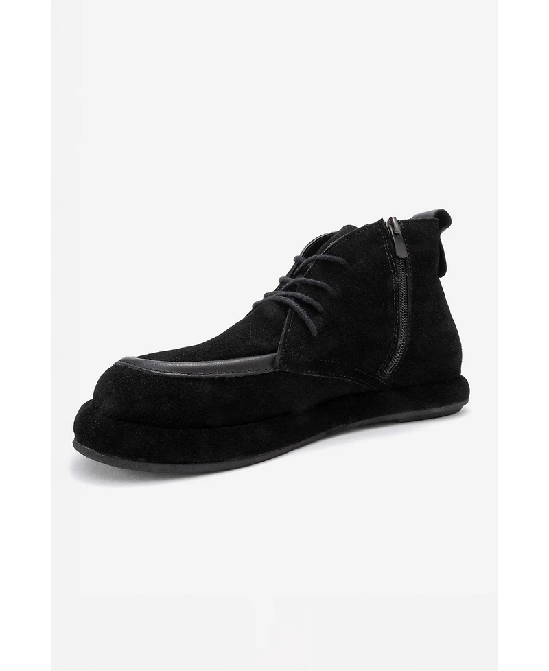 Forever & Always Shoes Women Martas Leather Zip Boot