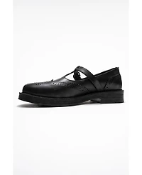 Forever & Always Shoes Janney Leather Strap Loafers
