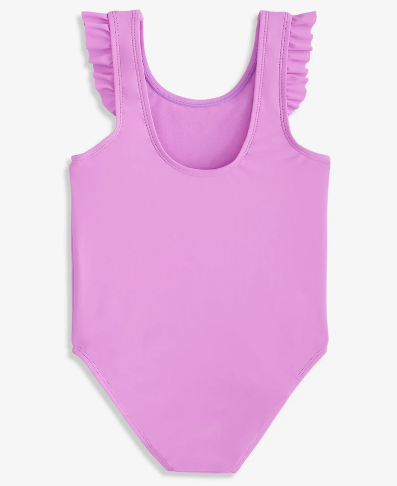 Epic Threads Toddler Girls' 2T-5T Sea Friends Graphic Ruffled One-Piece Swimsuit, Macy's Exclusive