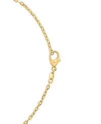 Macy's Amethyst (6-7/8 ct. t.w.) Bezel Set Smile Necklace 14k Gold Over Sterling Silver (Also Available Sky Blue Topaz)