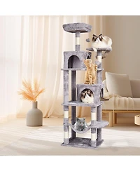 Cozito 63" Multi-Level Cat Tree with 2 Condos
