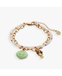 Alex and Ani Polly Pocket 2 Row Charm Bracelet