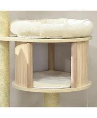 Aostirmotor 3-Level Cat Tree with Sisal Scratching Posts