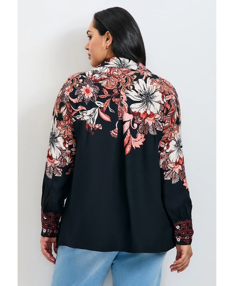 Avenue Women's La Luna Button Down Shirt