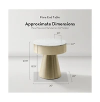 Z Gallerie Flare End Table/Nightstand