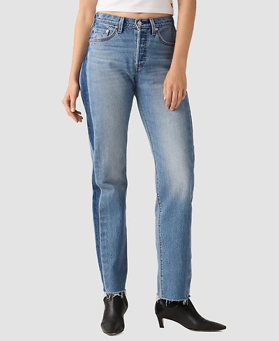 Levi's Juniors' 501 Curve Straight Leg High-Rise Jeans