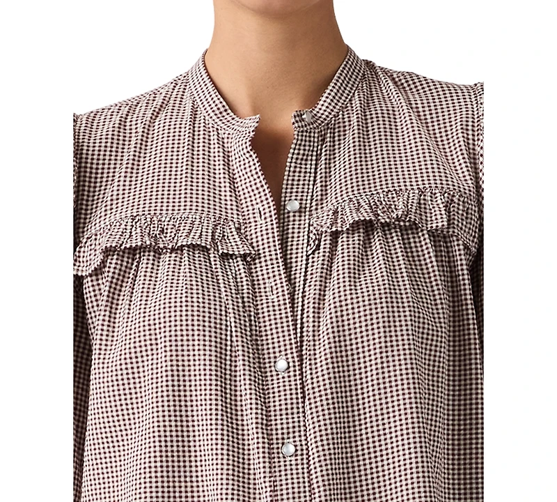 Levi's Juniors' Gianna Collared Neck Top