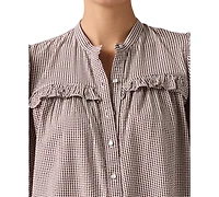 Levi's Juniors' Gianna Collared Neck Top