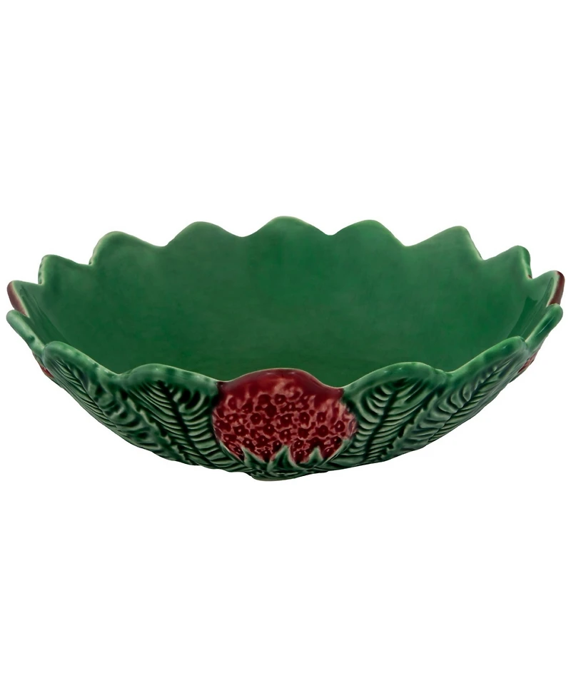 Bordallo Pinheiro Strawberries 9.3" Round Bowl