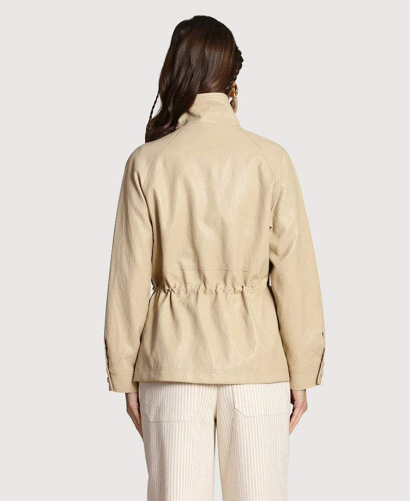 Avec Les Filles Women's Turtleneck Anorak Jacket