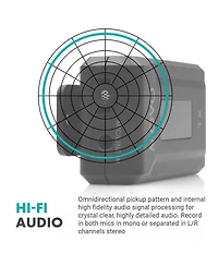 Movo Wmx-2-c-duo Dual Wireless Lavalier Microphone System with Charging Case for iPhone 15 and up