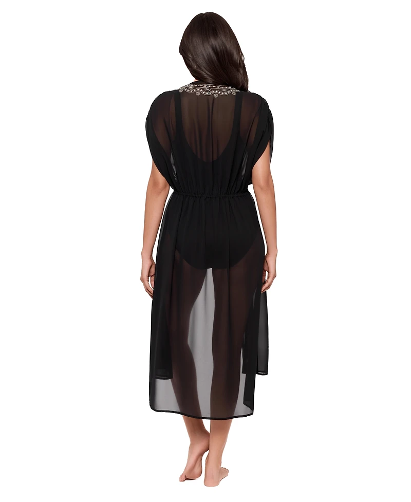 Miraclesuit Women's Beach Etc. Beaded Cover-Up Kimono