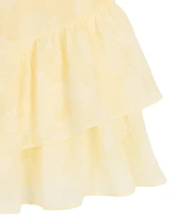 Rare Editions Girls' 7-16 Organza Flutter-Sleeve Sweetheart Dress