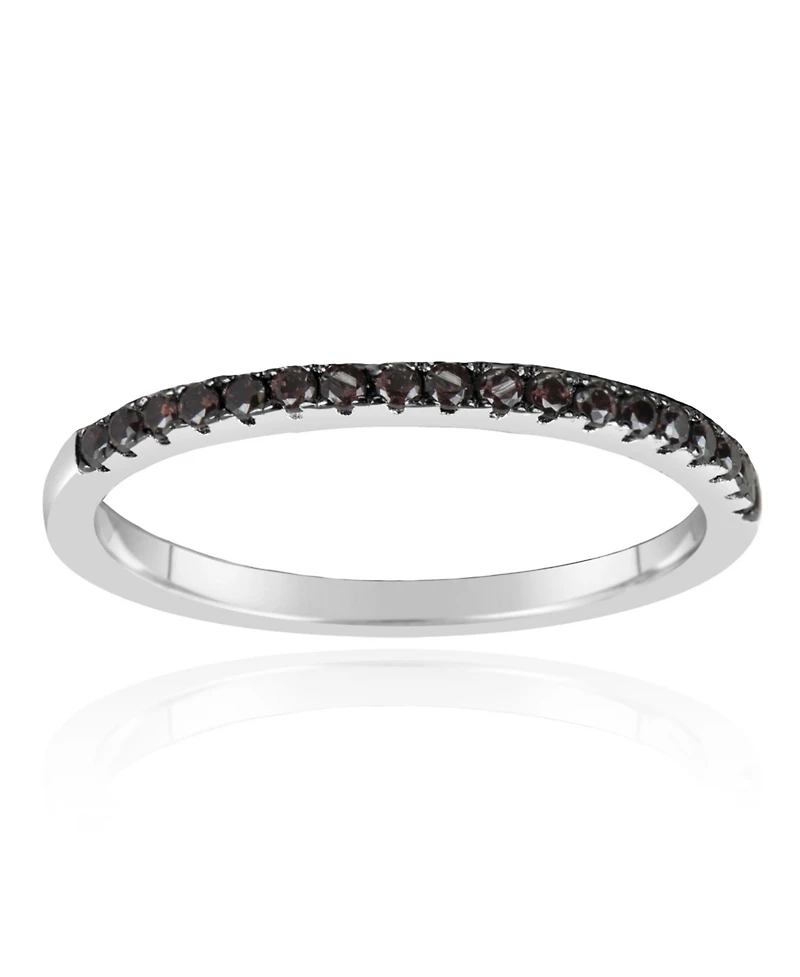 Suzy Levian New York Sterling Silver Cubic Zirconia Ring