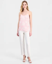 Anne Klein Women's Embroidered V-Neck Camisole