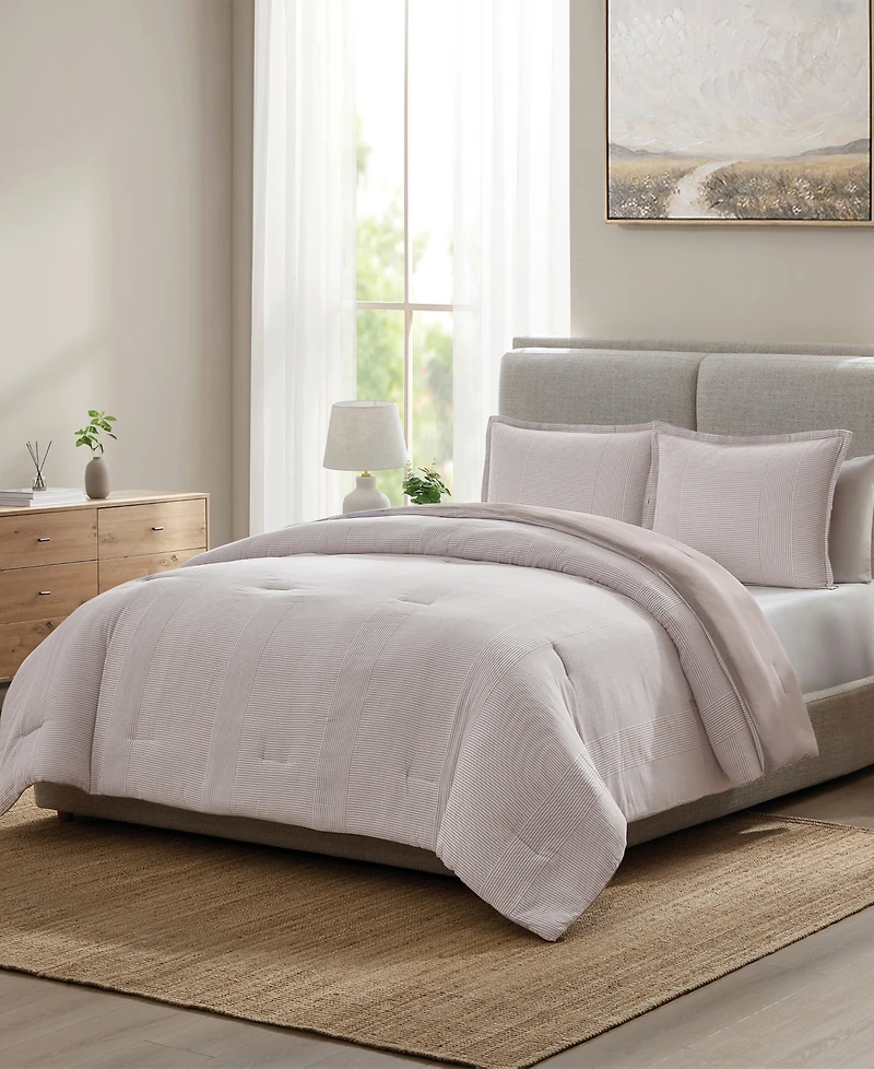 Becki Owens Ryan Stripe 3-Pc. Comforter Set, King